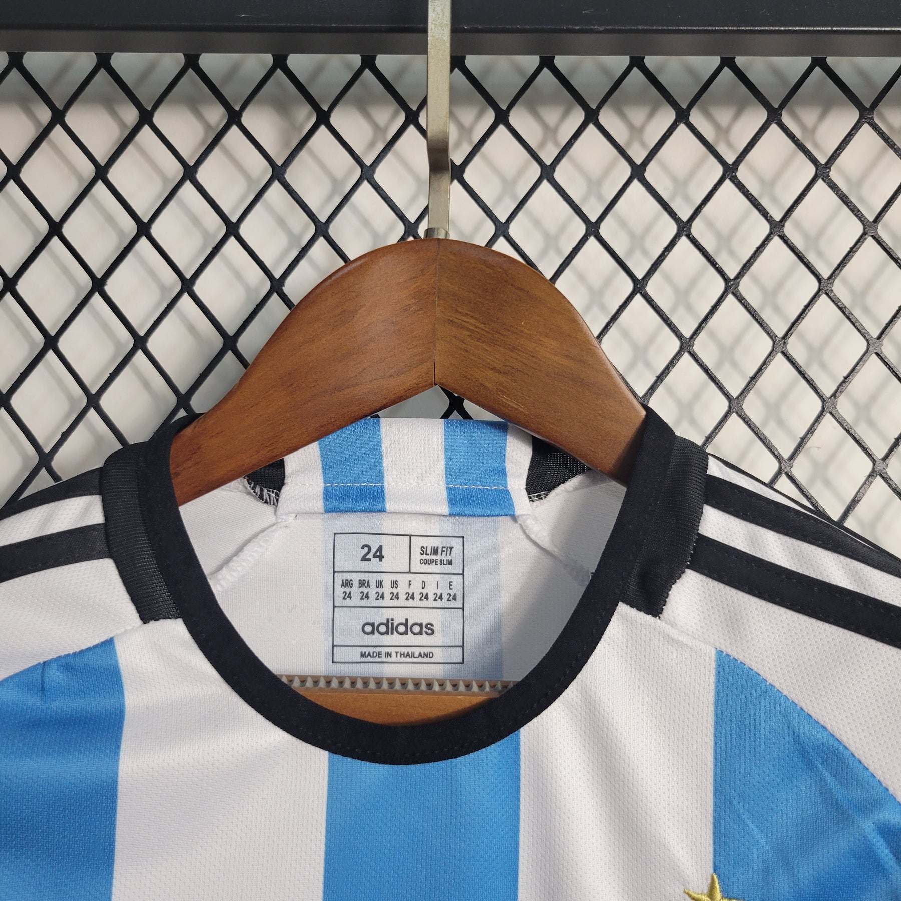 Kit Infantil Seleção Argentina Home 2022/23 - Adidas Torcedor - Azul/Branca