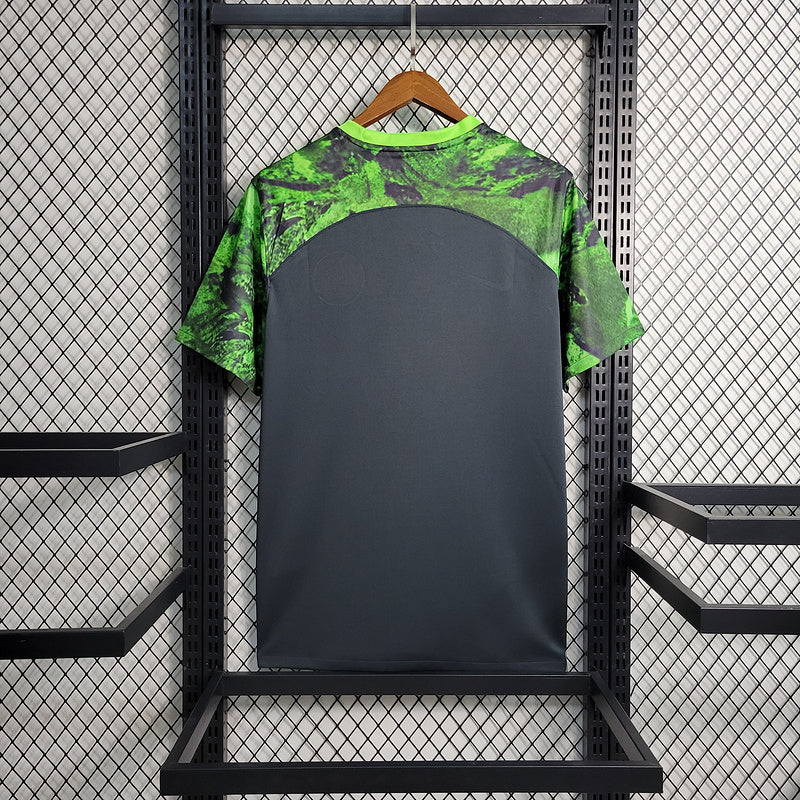 Camisa Wolfsburg Away 2023/24 - Nike Torcedor Masculina - Preta/Verde
