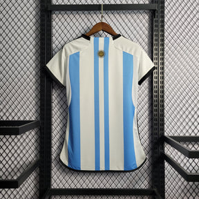 Camisa Seleção Argentina Home 2022/23 - Adidas Torcedor Feminina - Azul/Branca